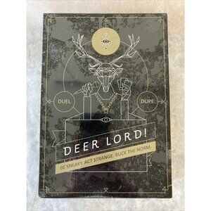 Deer Lord! Party Game 4 to 8 Players Ages 12 and Up Family Card Game NEW SEALED